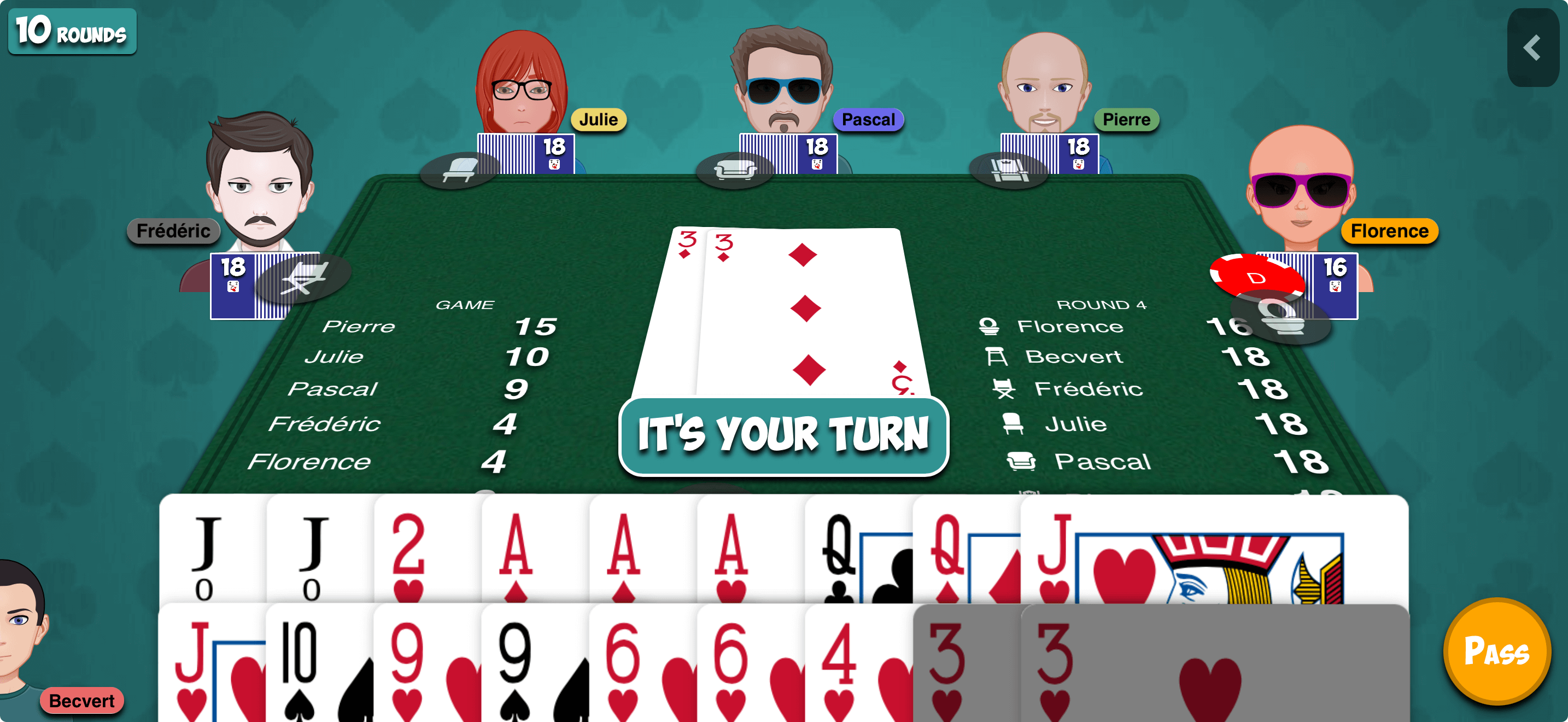 It's your turn It's your turn